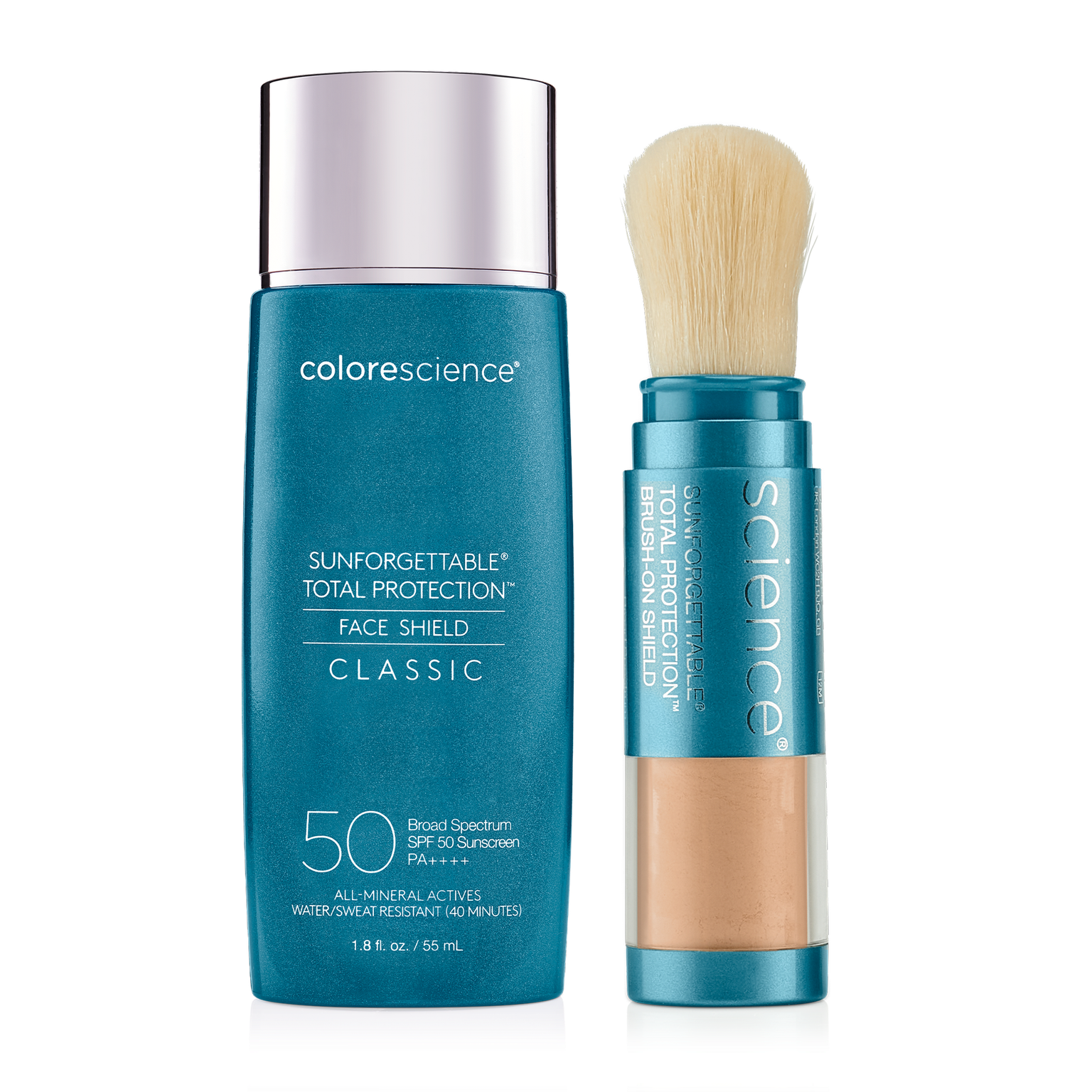 Today’s Deal Face Shield SPF 50 + Brush Custom Duo